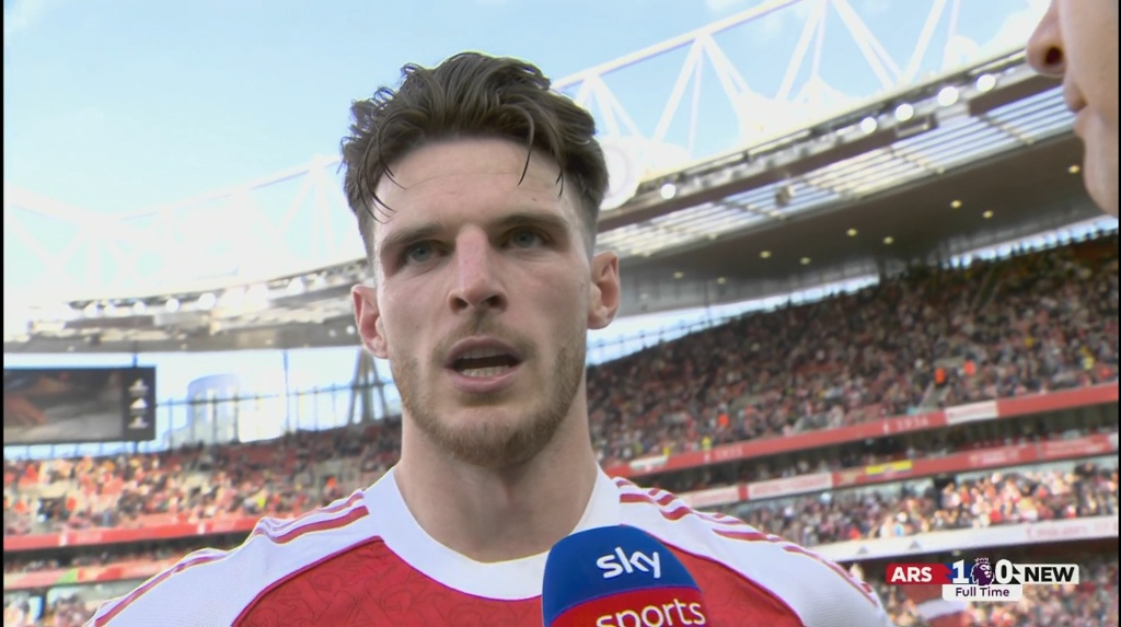 赖斯：亚军不是目标但事实是我们排名第二，利物浦夺冠实至名归