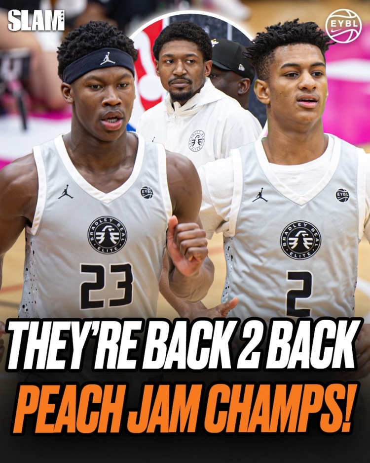 夺冠咯！比尔创建的AAU球队 连续两年拿下Peach Jam冠军