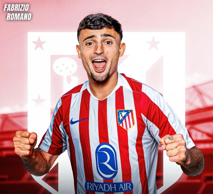 今夏第7签！官方：马竞签下22岁右后卫普比尔 转会费总价2000万欧