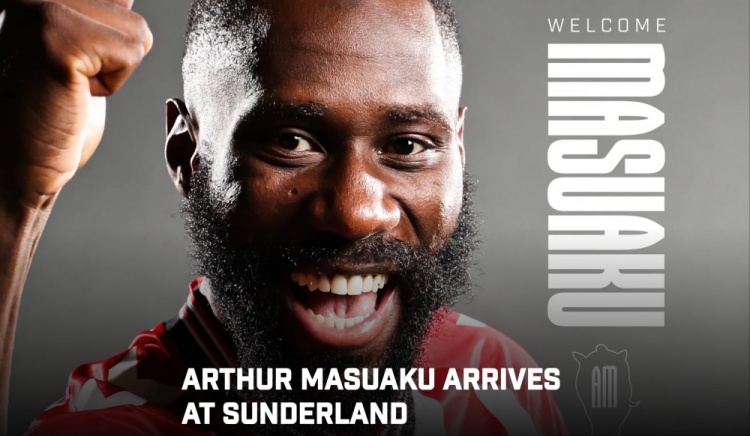 重返英超！桑德兰官方：马苏亚库自由身加盟，合同2年